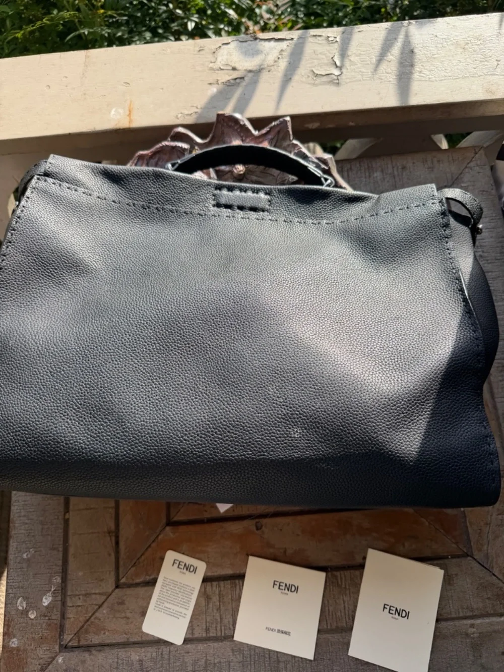 Fendi Selleria Monster Eyes Large Peekaboo Bag